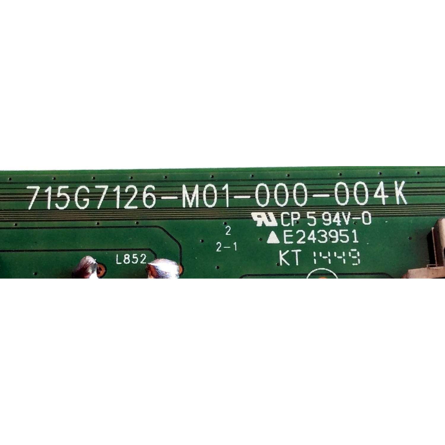 MAIN PARA TV VIZIO / NUMERO DE PARTE XFCB02K009 / 715G7126-M01-000-004K / 756TXFCB02K0090 / XFCB02K0090 / PANEL TPT500J1-HVN04 REV:S17TH / MODELOS E50-C1 / E50-C1 LTC6SKAR / E50-C1 LTCWSKAR / E50-C1 LTCWSKBR / E50-C1 LTMWSKAQ / E50-C1 LTMWSKAR - Imagen 3